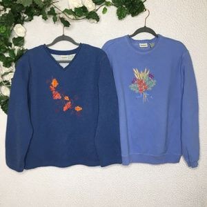Classic Elements Embroidered Sweater Bundle XL